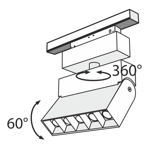 Трековый светильник Technical TR015-2-10W4K-B