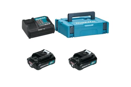 Набор 2 аккумулятора BL1021B + зарядное устройство DC10SB Makita 197658-5