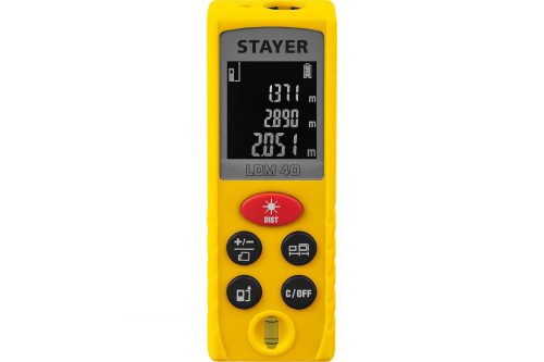 Лазерный дальномер STAYER LDM-40 34956 40 м