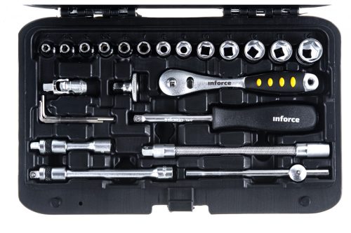 Inforce Набор инструментов 46 предметов 1/4" 06-07-11