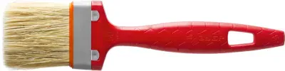 ЗУБР 50 мм, 2", светлая натуральная щетина, пластмассовая ручка, кисть плоская УНИВЕРСАЛ-СТАНДАРТ 01015-050