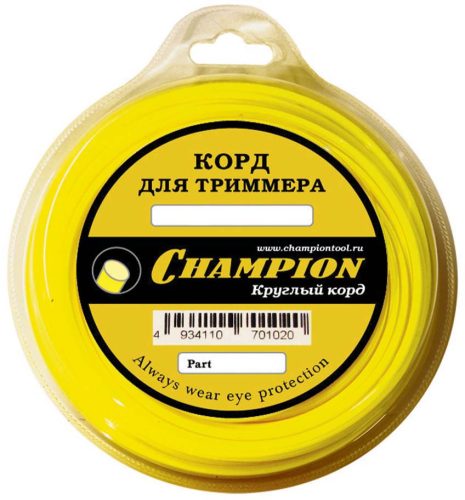 Корд тримерный Round (2.4 мм; 90 м; круглый) CHAMPION C5015