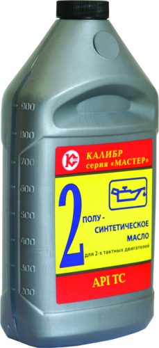 Фото Масло полусинтетическое (1 л) для 2-х тактных двигателей Калибр 00000032441 Масло полусинтетическое (1 л) для 2-х тактных двигателей Калибр 00000032441