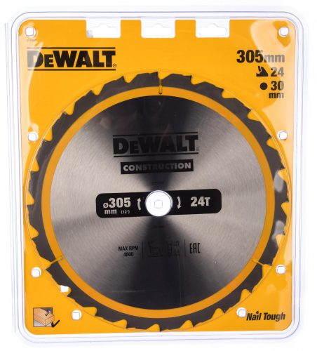 Пильный диск CONSTRUCT (305х30 мм; 24 ATB) Dewalt DT1958