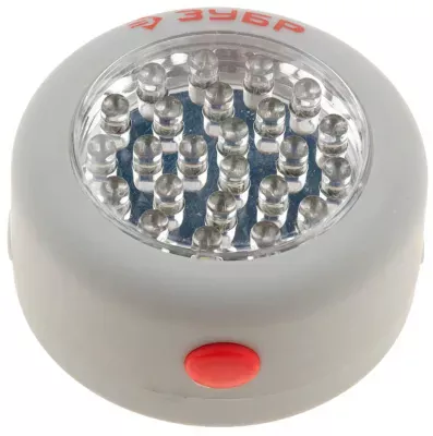 ЗУБР 24 LED, 3хААА, магнит, крючок для подвеса, фонарь светодиодный 61812