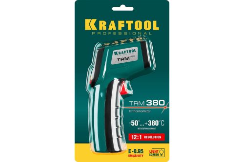 KRAFTOOL -20°С +320°С, TRM-320, пирометр инфракрасный 45707-380