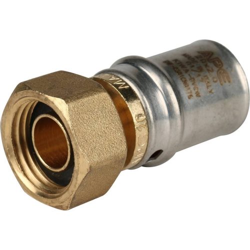 SFP-0016-001220 STOUT Переходник с накидной гайкой 1/2"х20 для металлопластиковых труб прессовой