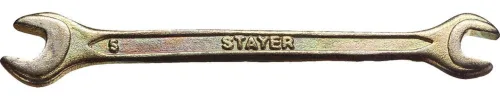 STAYER 6х7 мм, Hi-Q Сталь, оцинкованный, гаечный ключ рожковый 27038-06-07 Master