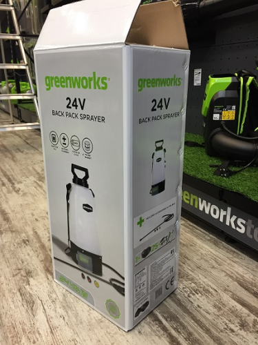 Опрыскиватель аккумуляторный Greenworks GSP1250K2 24V (с АКБ 2Ач и ЗУ) 5103507UA