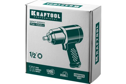 KRAFTOOL 1/2", 1300 Нм ударный пневматический гайковерт PW-1300c 64205