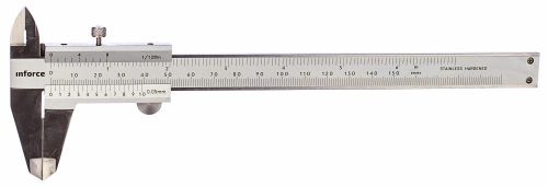 Inforce Штангенциркуль 0-150мм/0-6"*0.05мм/ 1/128" 06-11-36