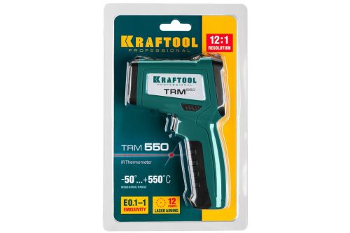 KRAFTOOL -50°С +550°С, TRM-550, пирометр инфракрасный 45705-550