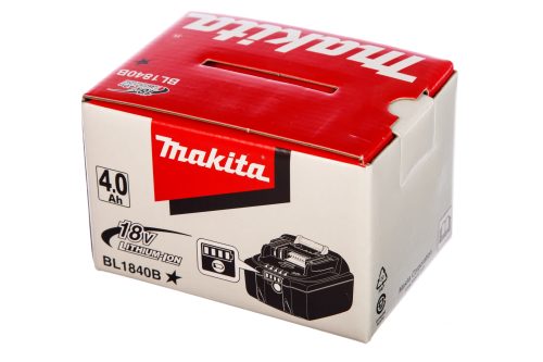 Аккумулятор BL1840B (18В, 4 Ач, Li-Ion) Makita 197265-4