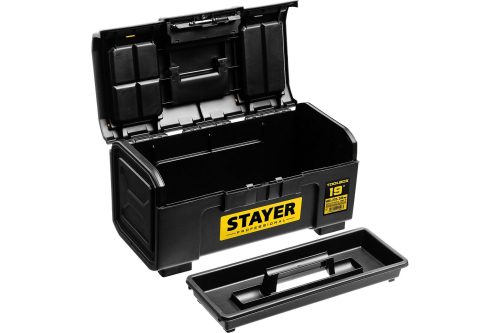 STAYER 480 х 270 х 240, пластиковый, ящик для инструмента TOOLBOX-19 38167-19 Professional