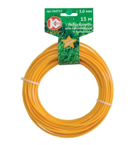 Фото Леска (3,0 мм; 15 м; звезда) Калибр 00000051662 Леска (3,0 мм; 15 м; звезда) Калибр 00000051662