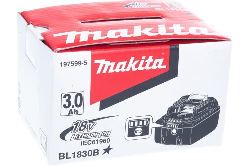 Аккумулятор 18 В, 3.0 Ач, Li-Ion Makita BL1830B 197599-5