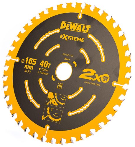 Диск пильный (165х20 мм) Dewalt DT 10301