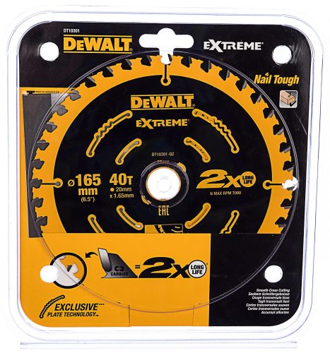 Диск пильный (165х20 мм) Dewalt DT 10301