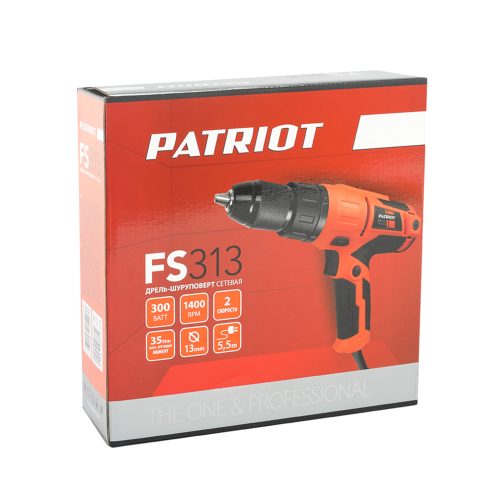 Дрель-шуруповерт сетевая Patriot FS 313