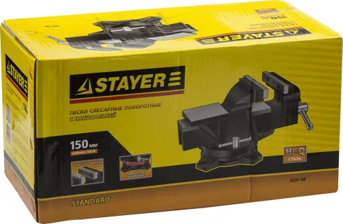 Тиски STAYER 3254-150 150 мм