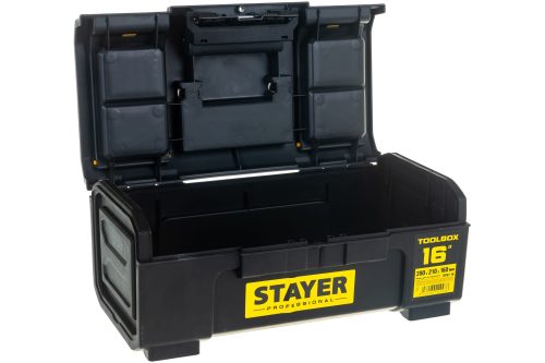 STAYER 390 х 210 х 160, пластиковый, ящик для инструмента TOOLBOX-16 38167-16 Professional