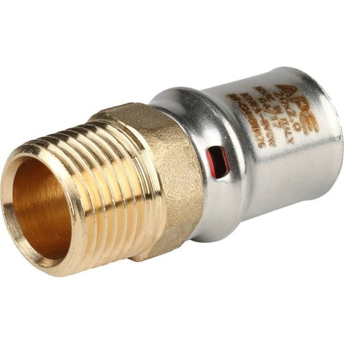 SFP-0001-001220 STOUT Переходник с наружной резьбой 1/2"х20 для металлопластиковых труб прессовой