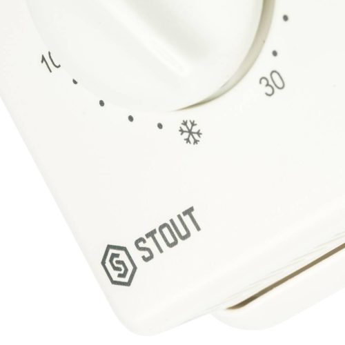 STE-0001-000001 STOUT Комнатный проводной термостат TI-N с переключателем зима-лето и светодиодом