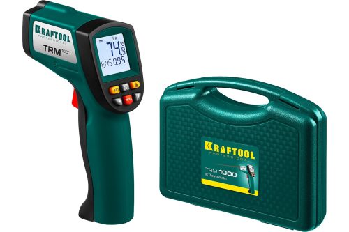 KRAFTOOL -50°С +950°С, TRM-1000, пирометр инфракрасный 45703-950