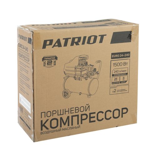 Компрессор поршневой масляный Patriot EURO 24-240