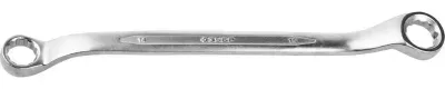 ЗУБР 14 x 15 мм, изогнутый, накидной гаечный ключ 27132-14-15