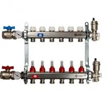 SMS 0907 000006 STOUT Коллектор из нержавеющей стали в сборе с расходомерами 6 вых. SMS 0907 000006 STOUT Коллектор из нержавеющей стали в сборе с расходомерами 6 вых.