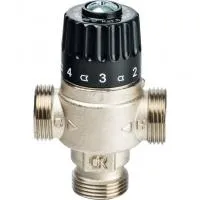 *SVM-0025-186520 STOUT Термостатический смесительный клапан для систем отопления и ГВС 3/4" НР 30-65°С KV 1,8