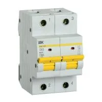 Автоматический выключатель IEK ВА47-150, 2Р, 63А, 15кА, характеристика D MVA50-2-063-D