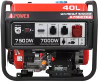 Портативный бензиновый генератор A-iPower A7500TEA