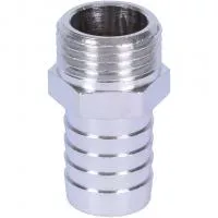 SFT-0067-001218 STOUT Штуцер НР никелированный 1/2"x18 SFT-0067-001218 STOUT Штуцер НР никелированный 1/2"x18