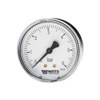 Манометр аксиальный WATTS F+R100 (MAL) - 1/4" (D-63 мм, шкала 0-6 бар) Манометр аксиальный WATTS F+R100 (MAL) - 1/4" (D-63 мм, шкала 0-6 бар)
