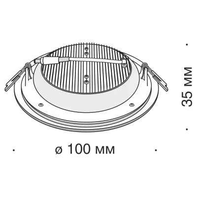 Встраиваемый светильник Technical DL304-L6W