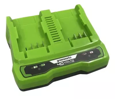 Зарядное устройство для 2-х аккумуляторов Greenworks G40UC2, 40V, 2А, 80Вт