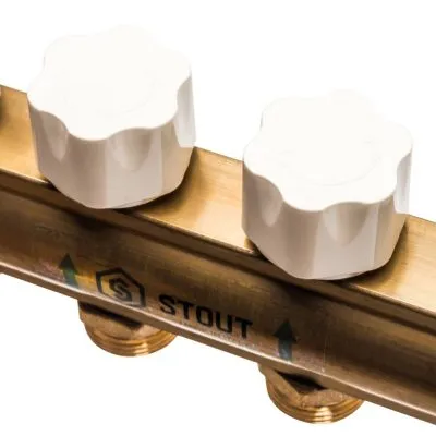 Фото SMB 0468 000012 STOUT Распределительный коллектор из латуни без расходомеров 12 вых. SMB 0468 000012 STOUT Распределительный коллектор из латуни без расходомеров 12 вых.