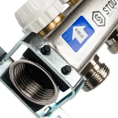 Фото SMS 0917 000002 STOUT Коллектор из нержавеющей стали с расходомерами 2 вых. SMS 0917 000002 STOUT Коллектор из нержавеющей стали с расходомерами 2 вых.