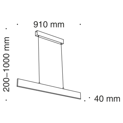 Подвесной светильник Technical P010PL-L23W4K