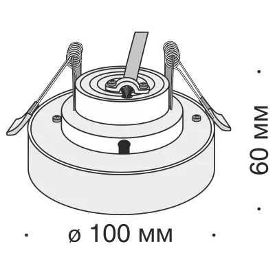 Встраиваемый светильник Technical DL035-2-L6W