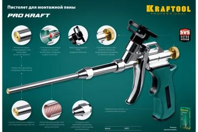 Пистолет для монтажной пены Kraftool PROKraft 0685_z04