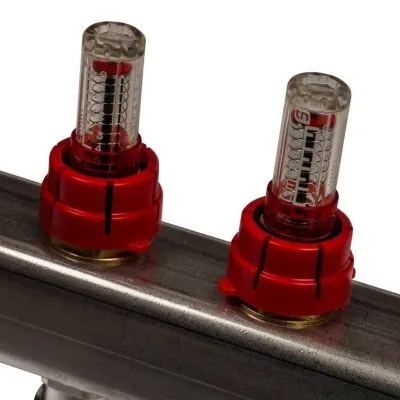 Фото SMS 0917 000008 STOUT Коллектор из нержавеющей стали с расходомерами 8 вых. SMS 0917 000008 STOUT Коллектор из нержавеющей стали с расходомерами 8 вых.