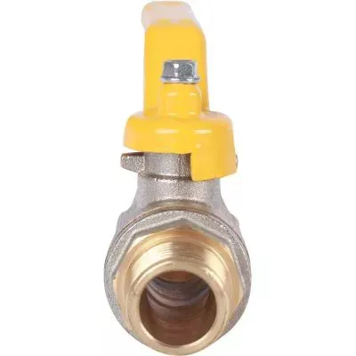 Кран шаровой полнопроходной ITAP LONDON 067 - 3/4" (НР/ВР, PN5, ручка-рычаг желтая, для газа)